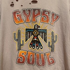 Gypsy Soul Tee with Southwestern Design